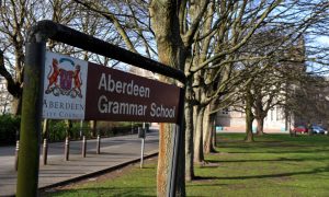 Liam Garden broke into Aberdeen Grammar.