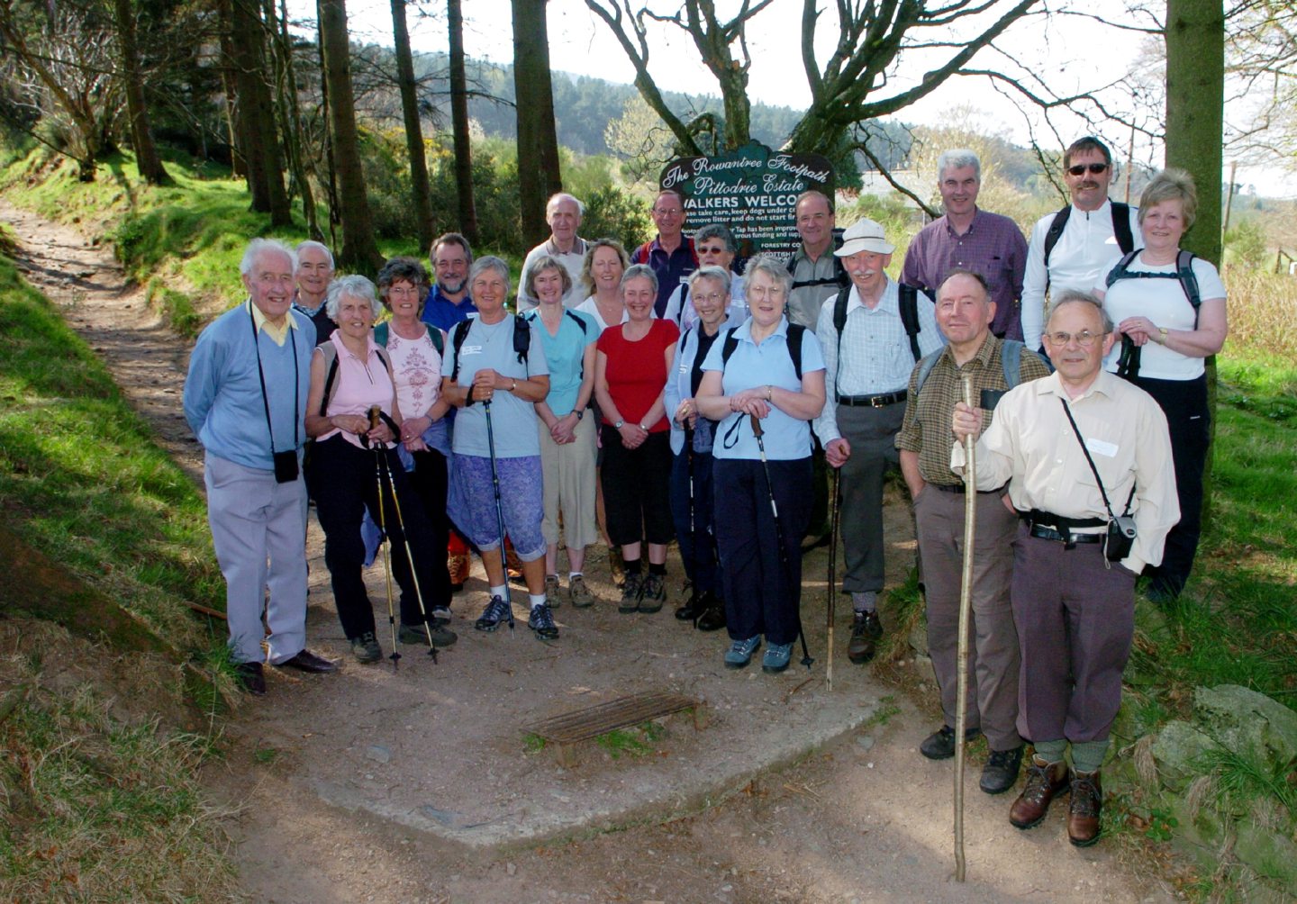 The 50th year reunion of members of the Inverurie Academy Outdoor Club