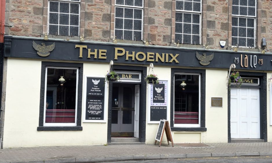 Outside the Phoenix Bar