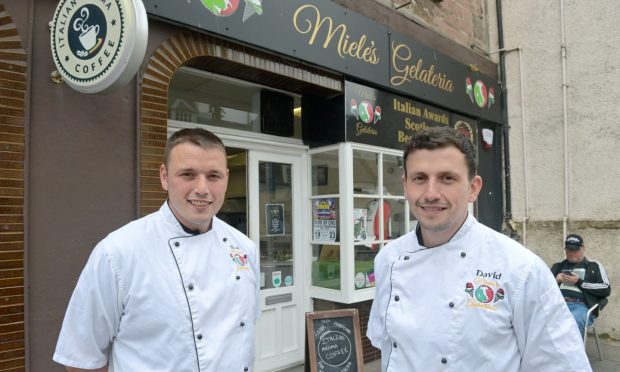 Michael and David Miele opened in Inverness eight years ago. Image Sandy McCook/DC Thomson