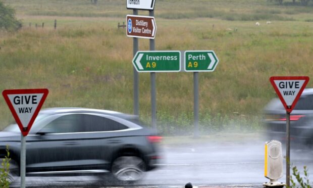 Almost 5,000 speeding offences have been recorded so far this year on the A9. Image: Sandy McCook/DC Thomson.
