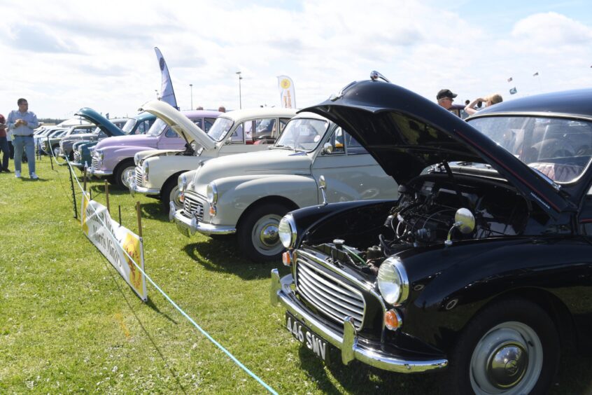 A COLLECTION OF MORRIS MINORS
