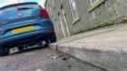 Aberdeen City Council will start fining people £100 for parking on pavements. Image: Kenny Elrick/DC Thomson