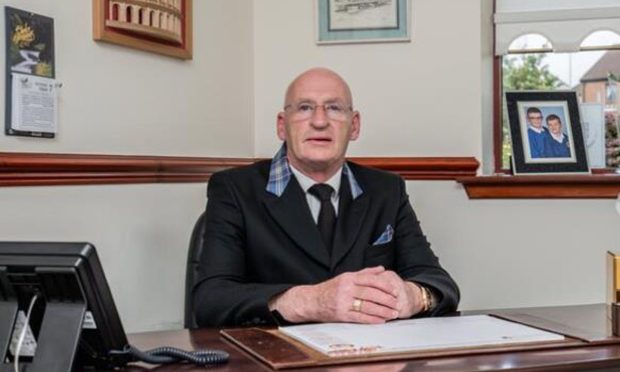 Robert Mackie opened his Funeral Directors in 1984. Image: Robert Mackie.