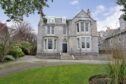 The imposing granite residence at 60 Rubislaw Den South, Aberdeen, is for sale.