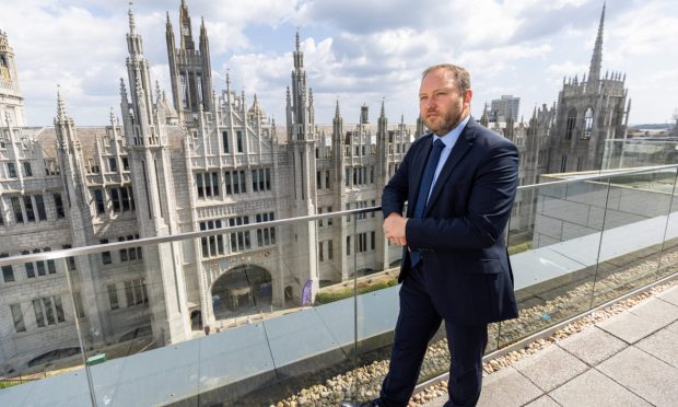 Labour's Shadow Scottish Secretary Ian Murray visited the Granite City this week as the party sets its sights on the Aberdeen South constituency. Image: Scott Baxter/DC Thomson.