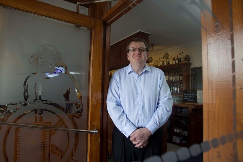 Simon Cruickshank, of The Ship Inn, Stonehaven.