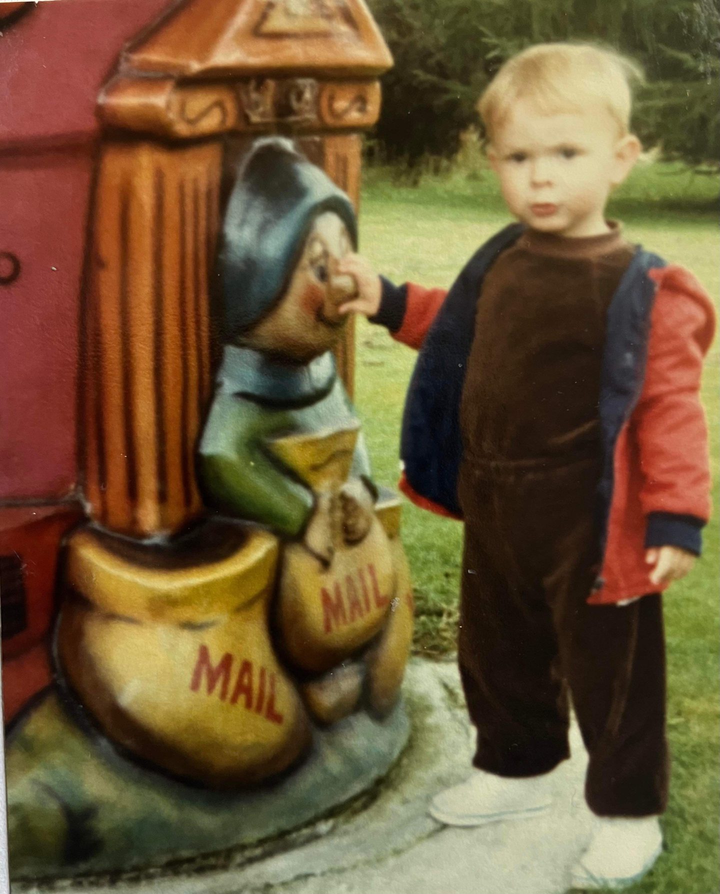 The P&amp;J's Calum Petrie at Storybook Glen in the 1980s.