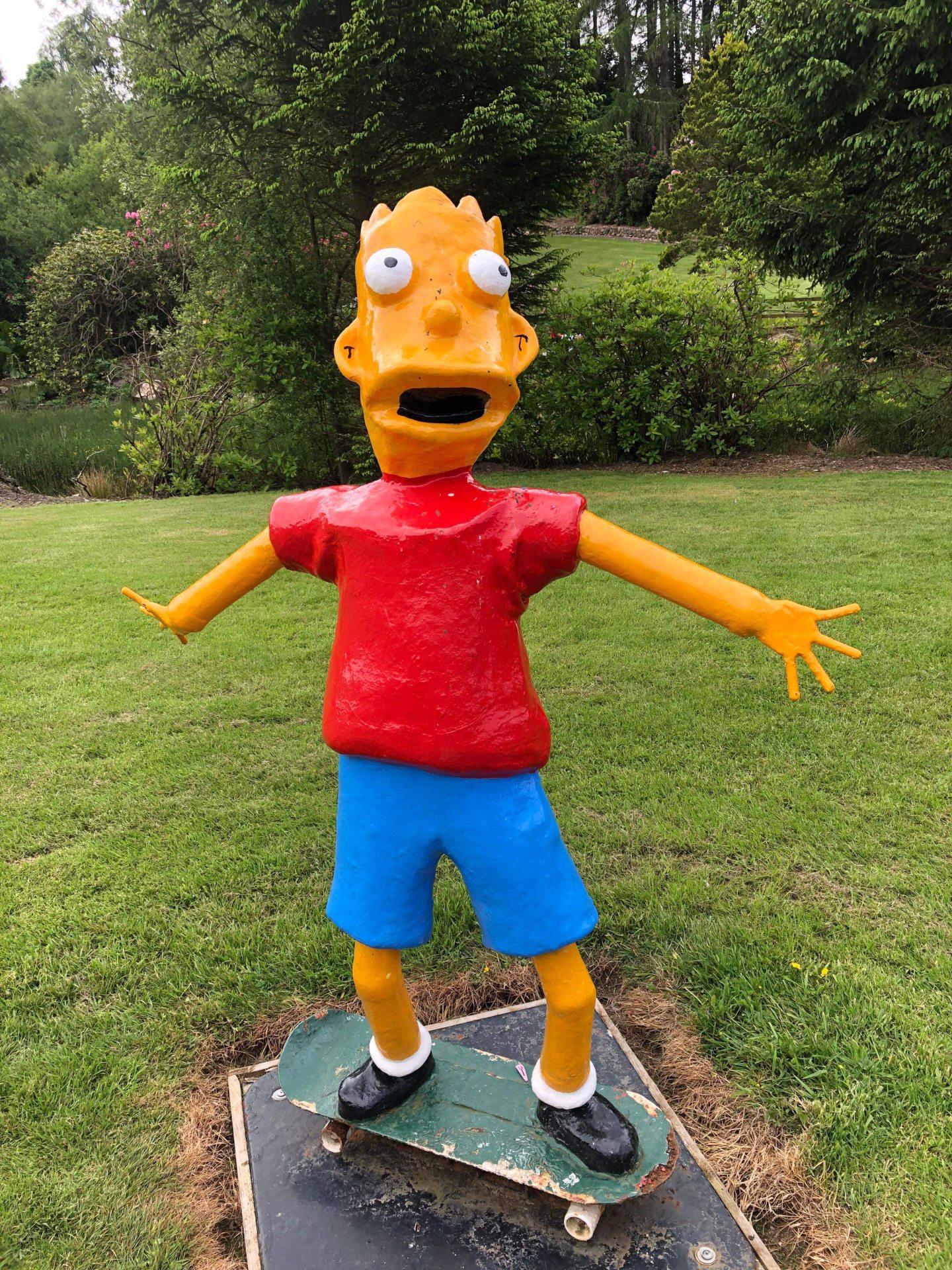 Bart Simpson attraction at Storybook Glen.