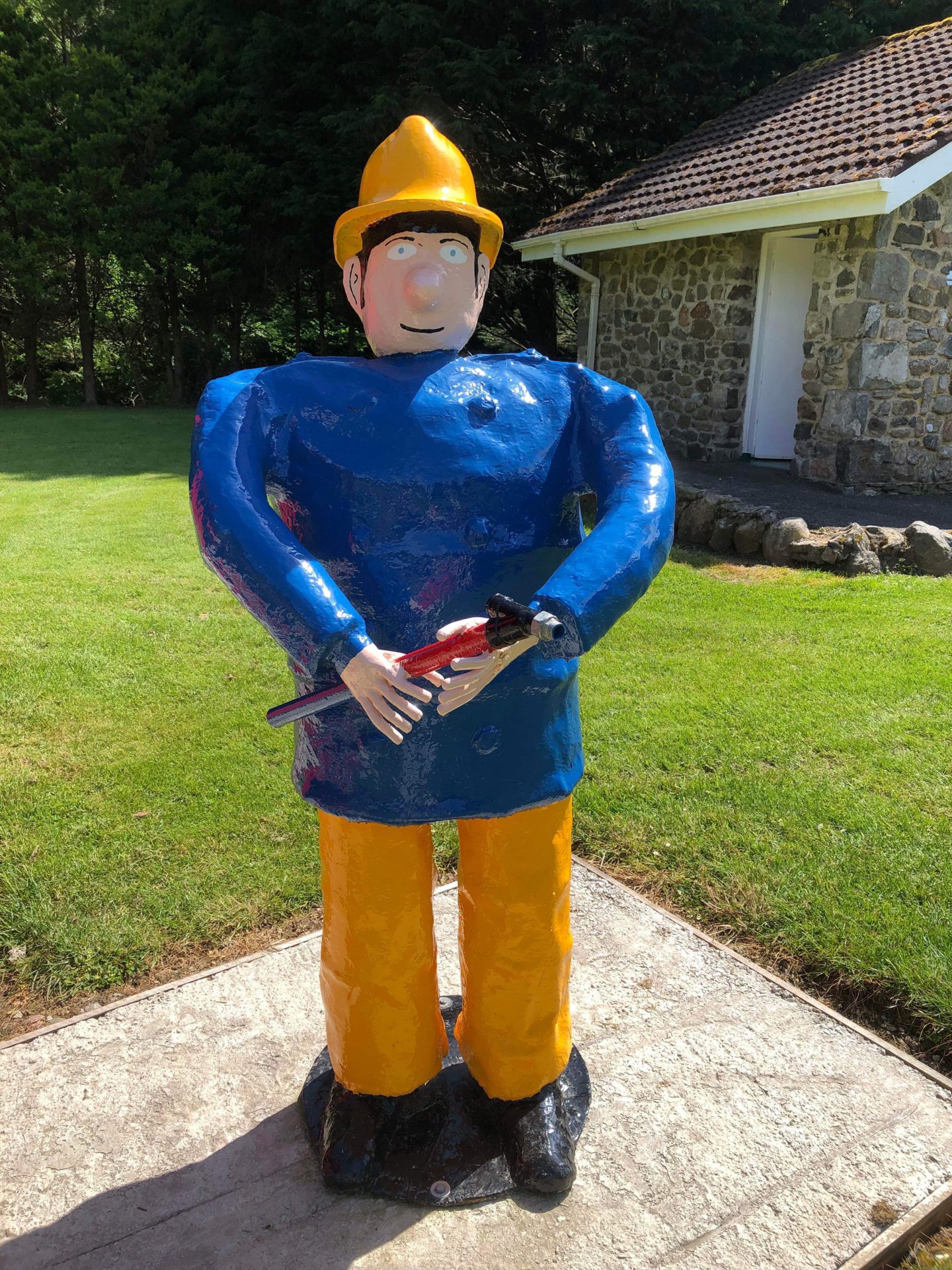 Fireman Sam at the Maryculter children's park