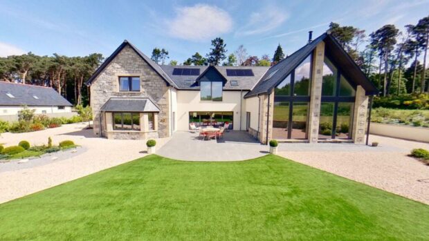 Thistle House in Forres is up for sale.