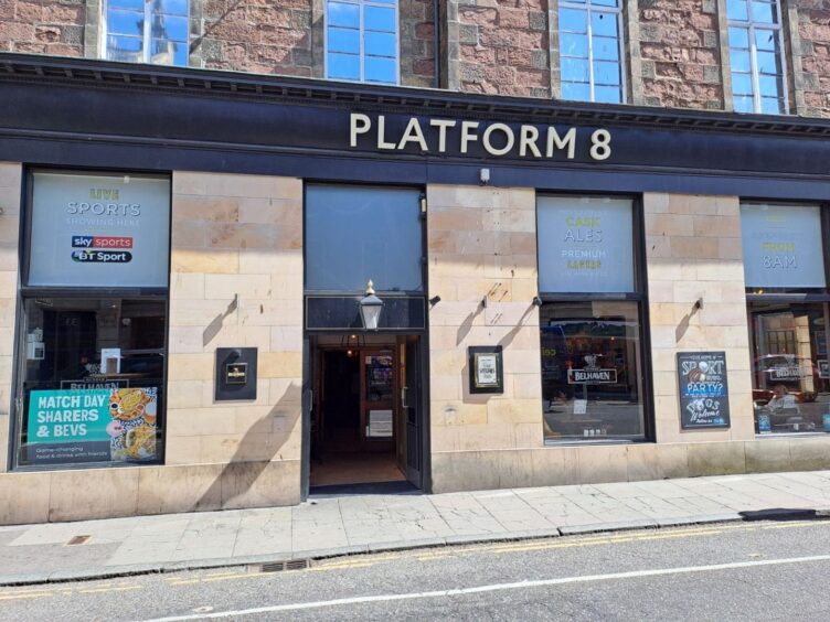 Exterior of Platform 8 on Academy Street.