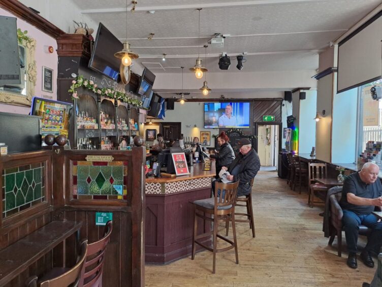 Inside the Inverness sports pub