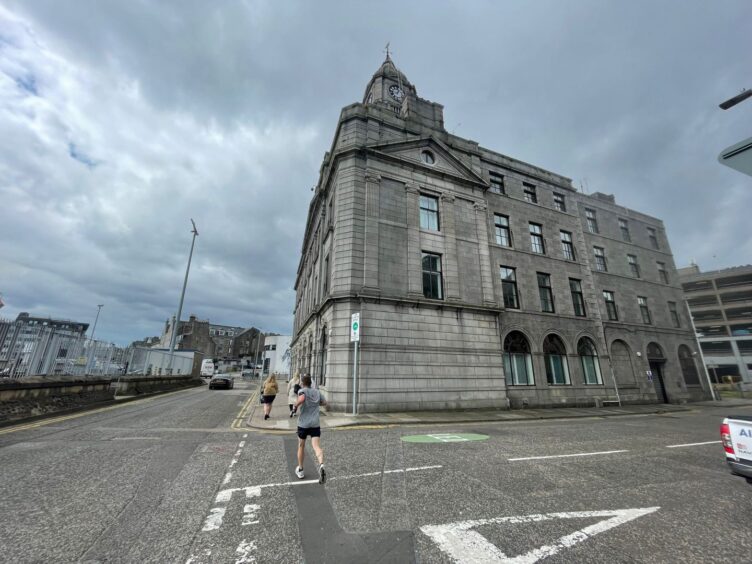The corner of 16 Regent Quay, where Aberdeen Harbour operate from. Image: Ben Hendry/ DC Thomson
