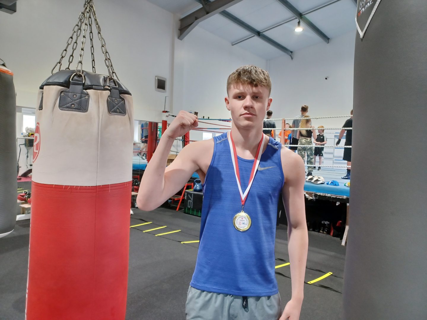 Aberdeen teen boxer Ben Bonner at Granite City ABC. Image: DCT Media 