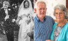 Alexander and Ruth Keith on their wedding day and 60 years later.