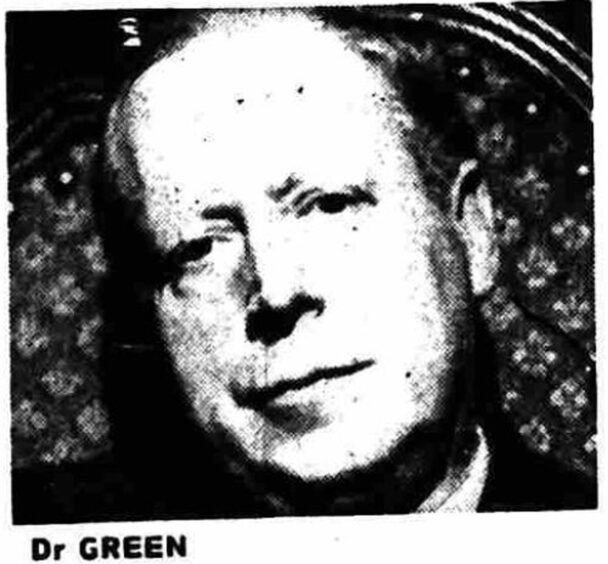 Headshot of Dr Green from the story in the P&J.