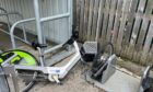 One of the damaged ebikes in Inverness.