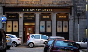 Andrew Moule attacked the man in the Spirit Level pub in Aberdeen.