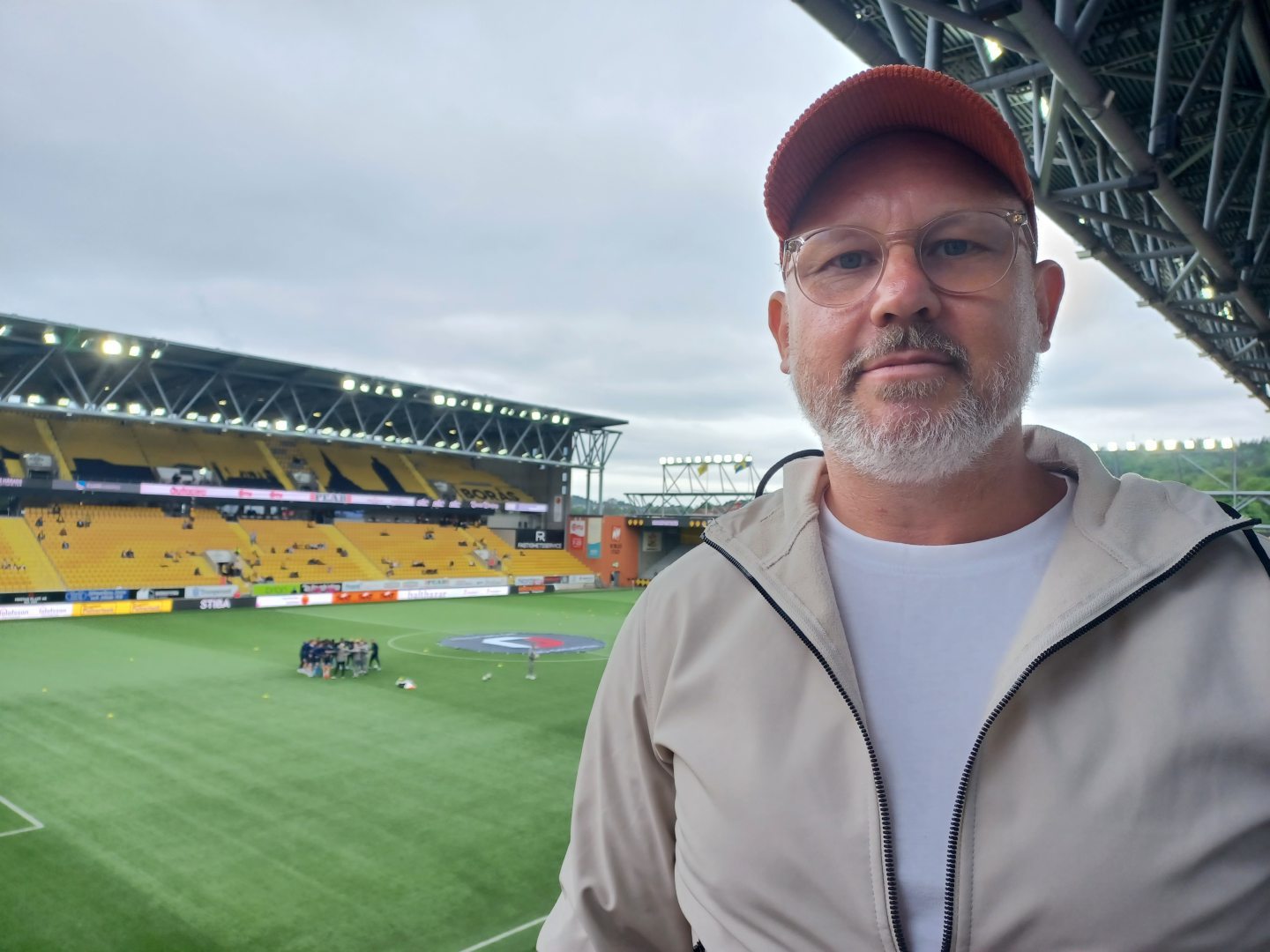  Sports writer Robert Laal of the Goteborgs-Posten pictured at E;fsborg's Boras Arena in Sweden. Image: DCT Media 