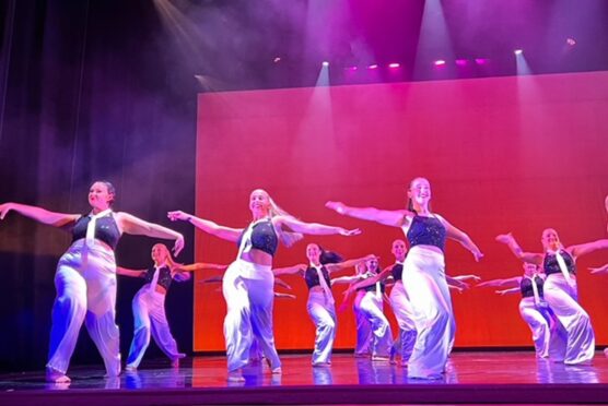 Students from the Scott School of Dancing staged their show Dynamic at HMT, performing to range of routines, including a Saturday Night Fever inspired display. Supplied by Kimberley Walker/Scott School of Dancing.