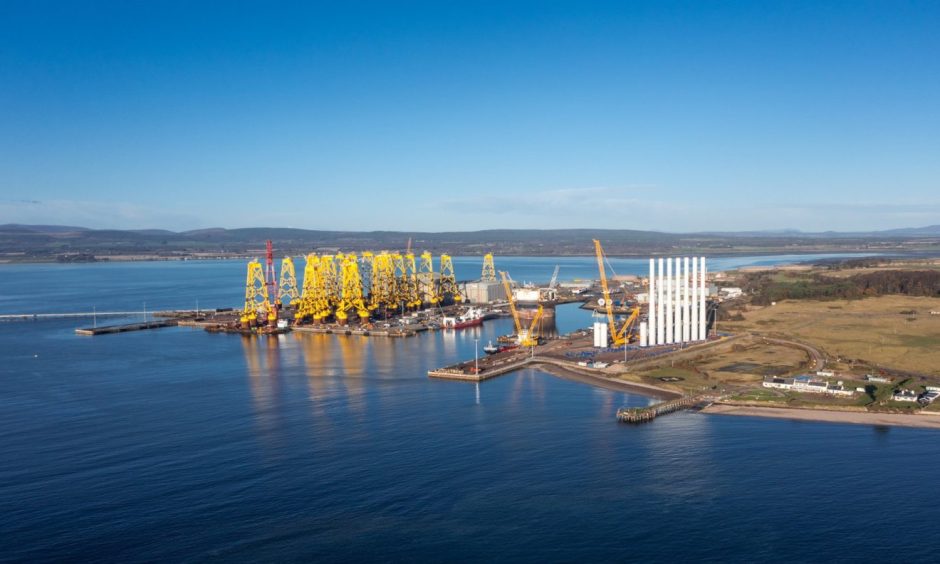 Port of Nigg, part of Inverness and Cromarty Firth Green Freeport.