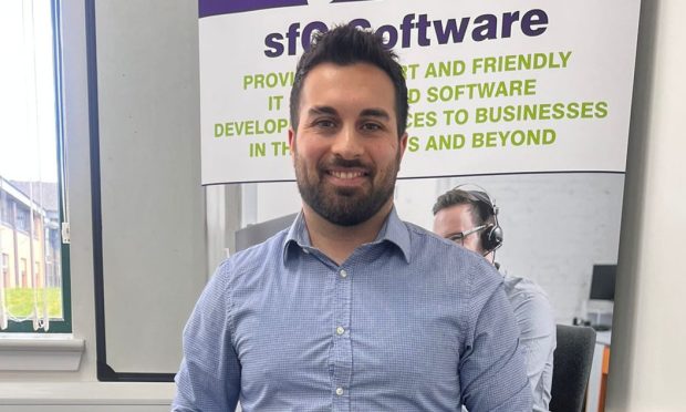 Product manager Ben Hosie said the Inverness IT business benefits "thousands". Image: Ben Hosie/sFG Software Date