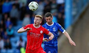 New Aberdeen signing Gavin Molloy playing against Waterford for Shelbourne. Image: Shutterstock.