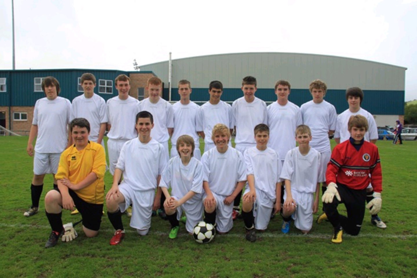 The school's football team 