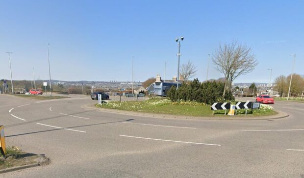 The crash happened at a roundabout on Wellington Road. Image: Google Street View