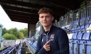 Ross County's Jack Grieves, who is on loan from Watford. Image: Ross County FC