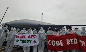 Aberdeen incinerator protesters.