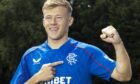 Connor Barron was unveiled as a Rangers player last week. Image: SNS