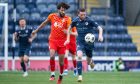 Inverness defender Remi Savage, left, is determined to help the club return to the Championship in 2025. Image: SNS.