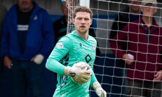 Ross County goalkeeper Jack Hamilton. ImageL SNS.