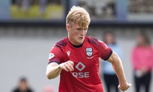 Andrew Macleod in action for Ross County