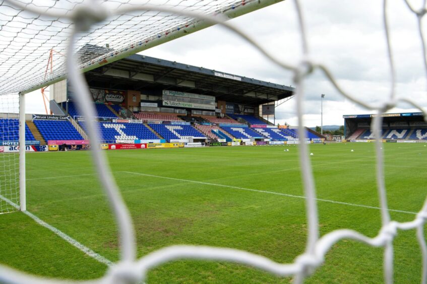 Caledonian Stadium Inverness.