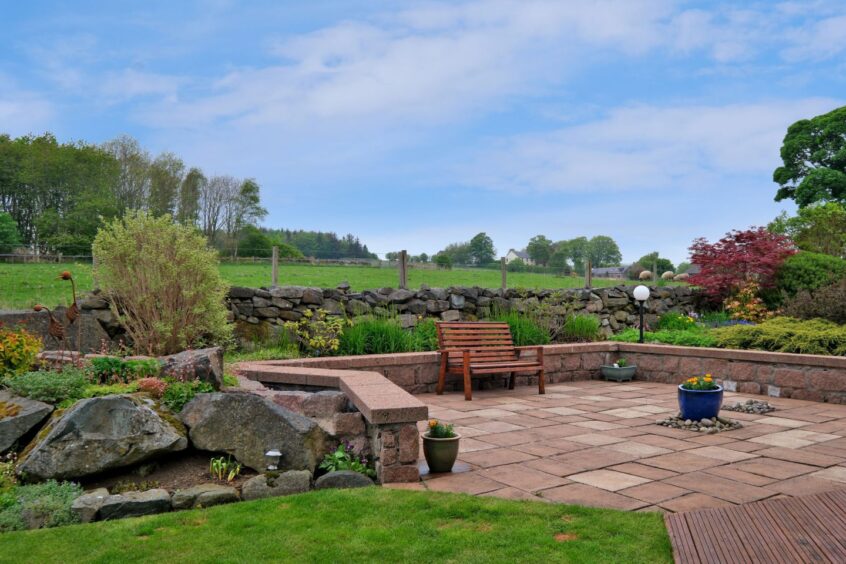 The garden at Craigshannoch, Oyne