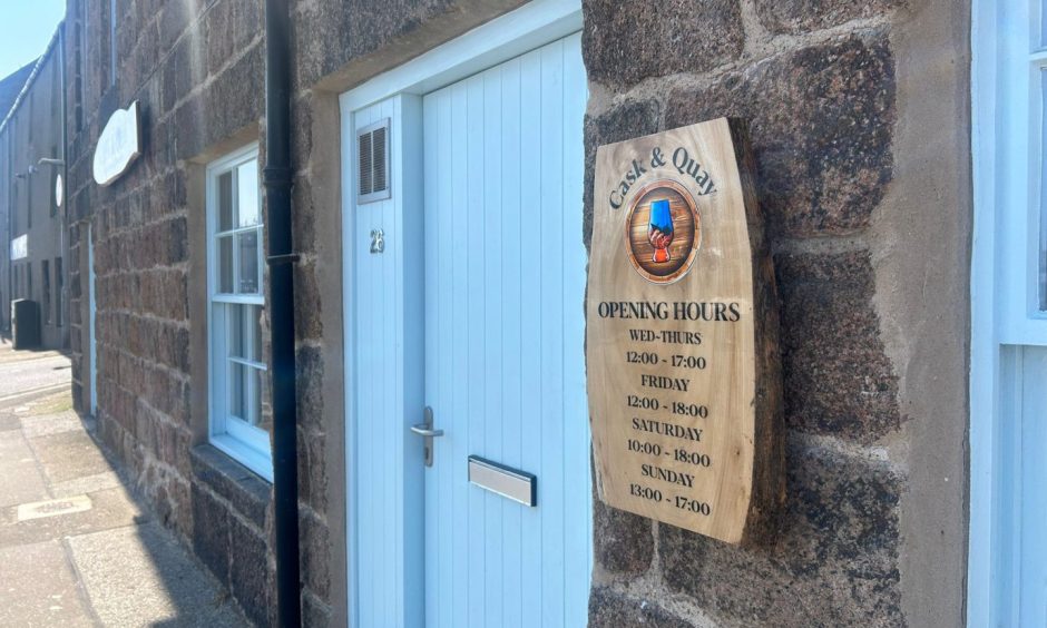 The store overlooks Peterhead's bustling harbour. Image: Isaac Buchan/ DC Thomson