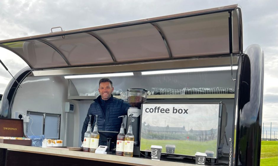 Paul has branched out into "coffee vans" which are able to hire for private events. Image: Paul Haggath