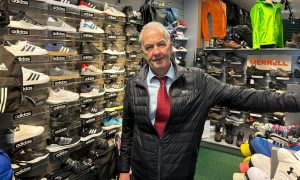 George Donald, owner of Donald's Peterhead, at one of his stores.