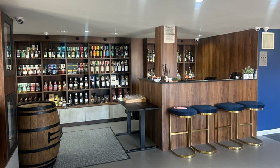 Cask and Quay has hundreds of different types of spirits on its shelves. Image: Isaac Buchan/ DC Thomson