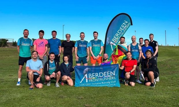 The Aberdeen Frontrunners is an inclusive running club. Image: Aberdeen Frontrunners.