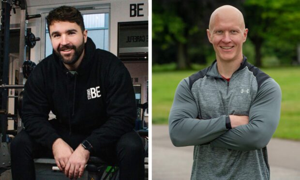 Bradley Boyd is a fitness coach who has lost his hair to the autoimmune condition alopecia. He is learning to deal with his new identity. Image: Bradley Boyd/DC Thomson