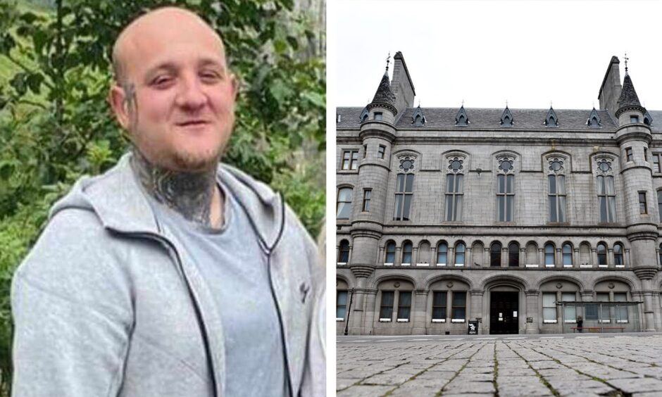 Brodie Alexander admitted sending body shaming messages to his ex-girlfriend at Aberdeen Sheriff Court