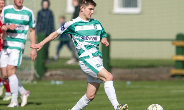 Buckie Thistle's Marcus Goodall. Image: Jasperimage