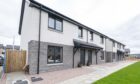 facade of a new home near Aberdeen in CHAP Homes' Crest of Lochter development