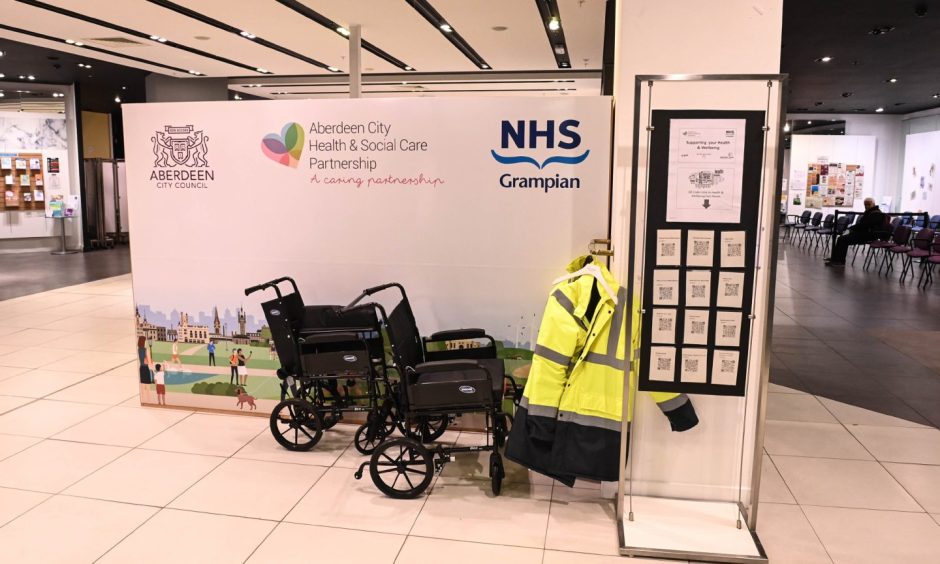 Inside Bon Accord Centre wellbeing hub. 