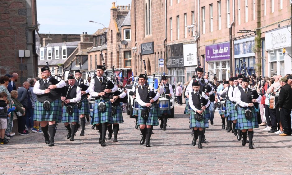 Peterhead Scottish Week carnival parade