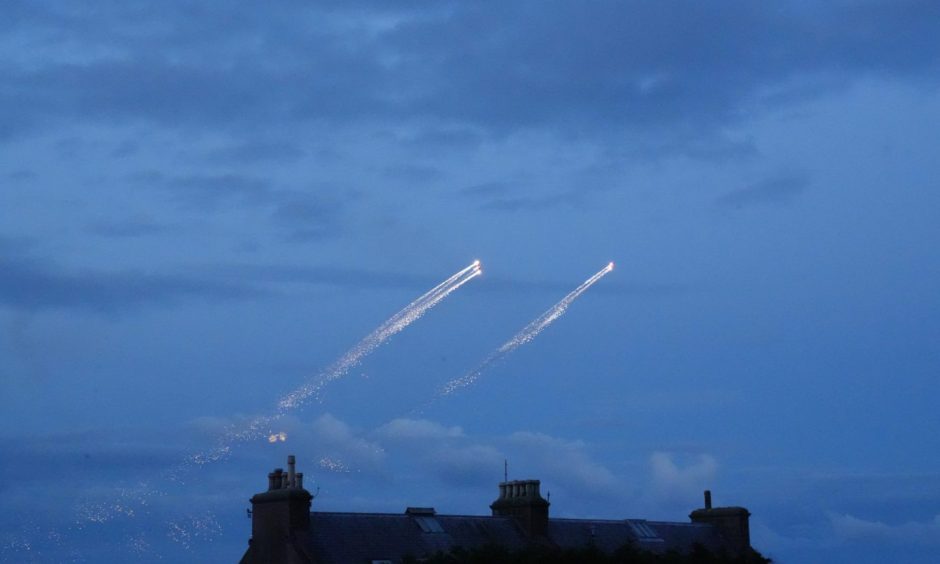 Wowing pyrotechnics and daring tricks were on display at the Scottish Week air show. Image: Joshua Louis Taylor Buchan